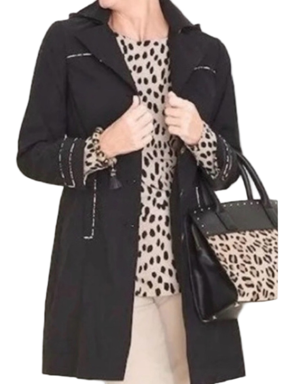 15. WOMENS CHICO’S ZENERGY 2/L DETAIL JACKET
